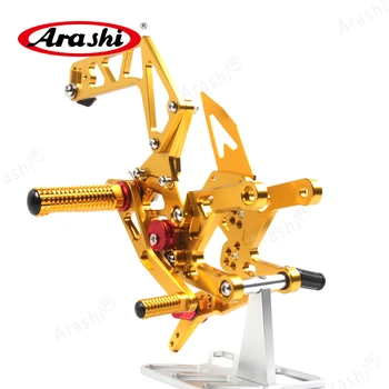 

Arashi Motorbike Adjustable Foot Pegs For YAMAHA YZF R1 2015 - 2019 CNC Rider Footrest Rearset YZF-R1 R1M R1S RN32 Parts 2018