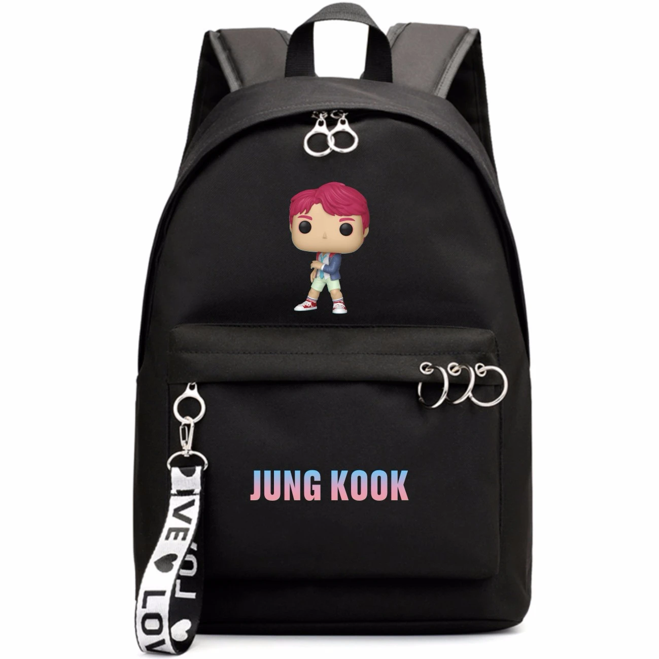 

Kpop Bangtan Boys Album Love Yourself Backpack Jungkook V Suga Rm Jimin Jin Jhope School Bags Jewelry Admission Package Cosmetic