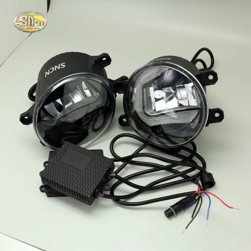 SNCN светодиодный ные Противотуманные фары для Toyota Land Cruiser Prado FJ120 FJ150 2009 ~ 2016 дневные