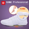 New Kids Girls White Sneakers Modern/Jazz/Hip Hop Dance Shoes Competitive Aerobics Shoes Soft Sole Fitness Gym Shoes ► Photo 3/6