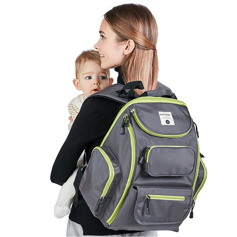 Baby Maternity Diaper Bag Nappy Bags Baby Care Nursing Travel Multifunctional Bag Large Newborn Mummy Backpack Mochila BB6054 (12)