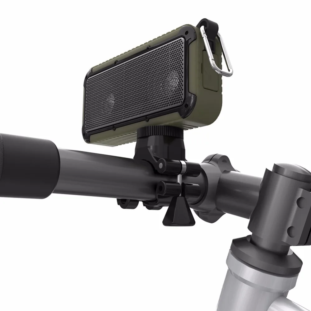 

Cycling Accessory Bike Wireless Bluetooth Speaker Soundbar with Mic NFC Bicycle Mount LED Flashlight Outdoor Portable Waterproof