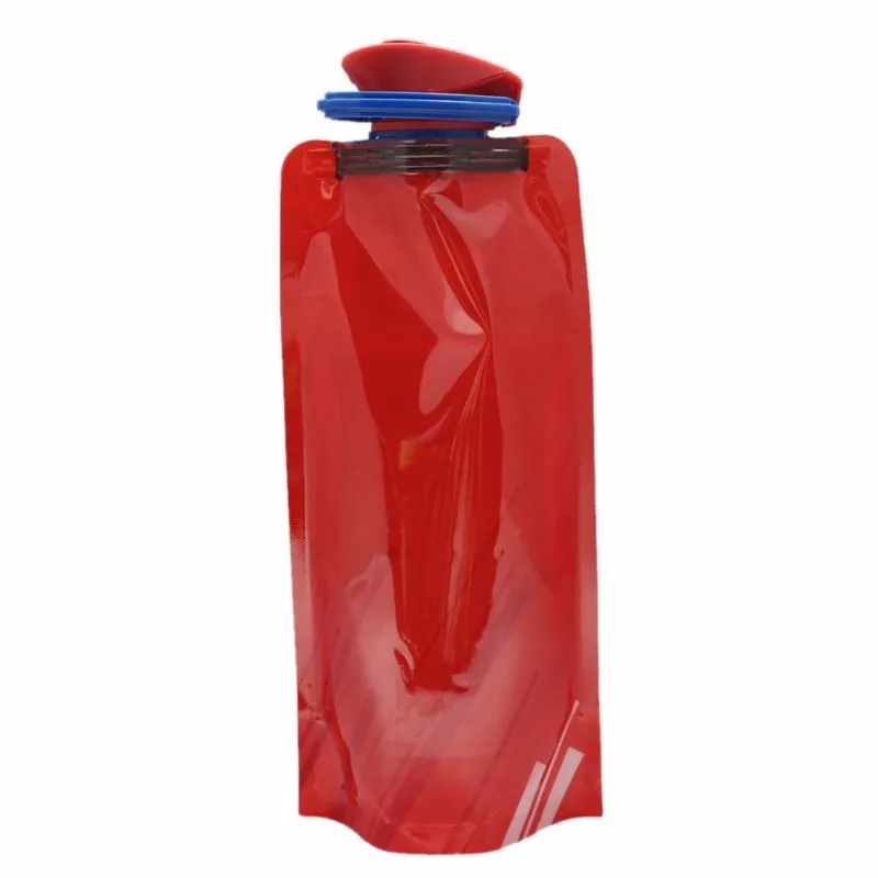 Новые прочные полимерные складные сумки для воды без бисфенола, портативный чайник для спорта на открытом воздухе, походные бутылки