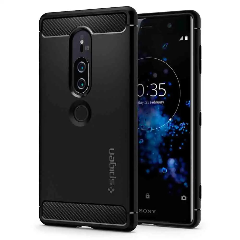 

100% Original SPIGEN Rugged Armor Case for Sony Xperia XZ2 Premium