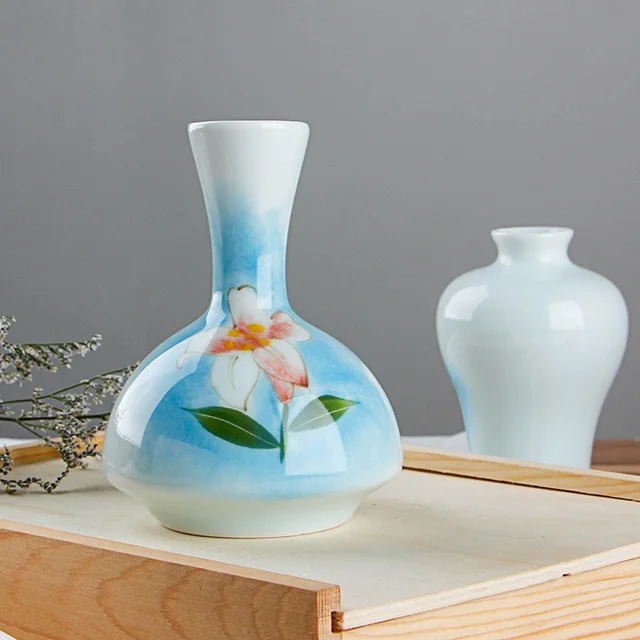 online shop jingdezhen handmade handpainted lily porcelain flower