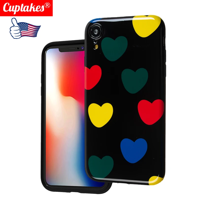 Роскошный глянцевый мягкий силиконовый чехол для Apple iPhone 7 Plus X 10 XS max XR 8 6 S милая