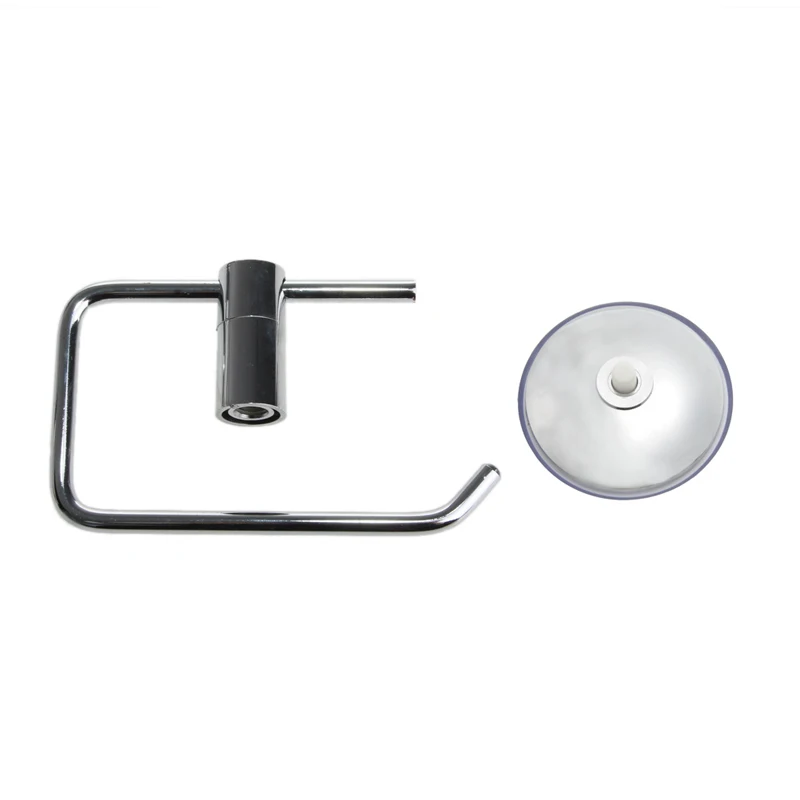 

Stainless Steel Toilet Roll Tissue Paper Holder +Suction Cup Bathroom Tool
