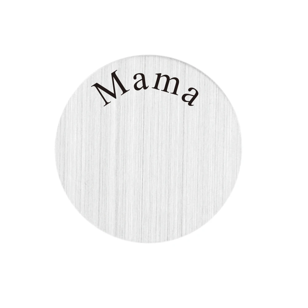 Новейшая модель Floating Charms Нержавеющая сталь I Love Mama Оконные Плиты для гостиной
