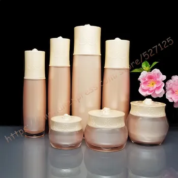 

Top grade acrylic suit packing,20g/35g/55g cream jar,30ml/50ml/80ml/120ml moisturizer/facial water/lotion/essential oil bottle