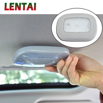 

LENTAI Car LED reading light Trunk ceiling lamp DIY with stickers For Peugeot 206 407 Citroen C4 C5 Honda Civic Accord CRV Lada