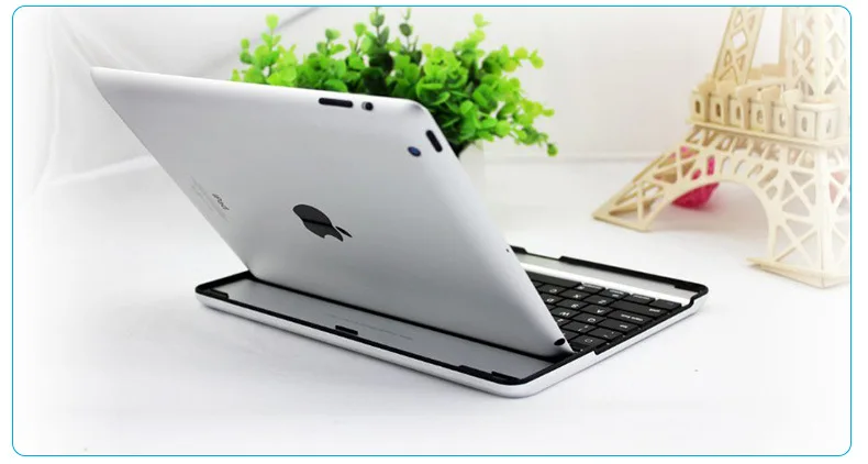 Алюминиевый сплав Bluetooth клавиатура с подставкой для ipad mini 2 3 Клавиатура чехол кронштейн для ipad mini 4 клавиатура для ipad