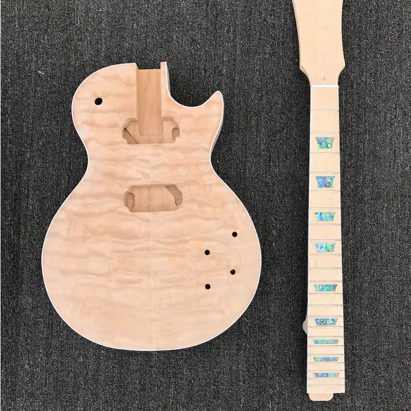 

high-grade Unfinished Guitar Neck and body Replacement 22 Fret maple Fretboard