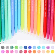 24 шт. волоконные ручки водного цвета Fineliner ручки сверхтонкие Маркеры Ручка на водной основе художественные принадлежности Рисование маркером для детей граффити