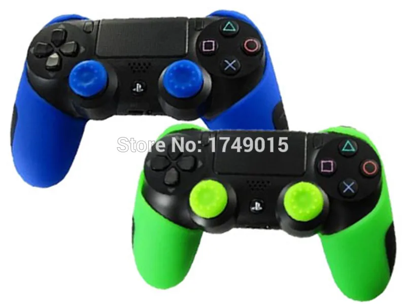 Тонкий контроллер для Sony Play Station 4 PS4 DS4 Pro мягкий силиконовый чехол с наполовину