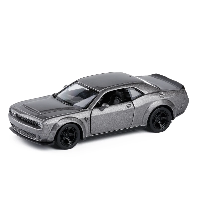 RMZ City 1/36 масштаб Dodge Challenger SRT Демон Игрушка литая под давлением модель с оттягивающимся автомобилем для детей подарочная Коллекция