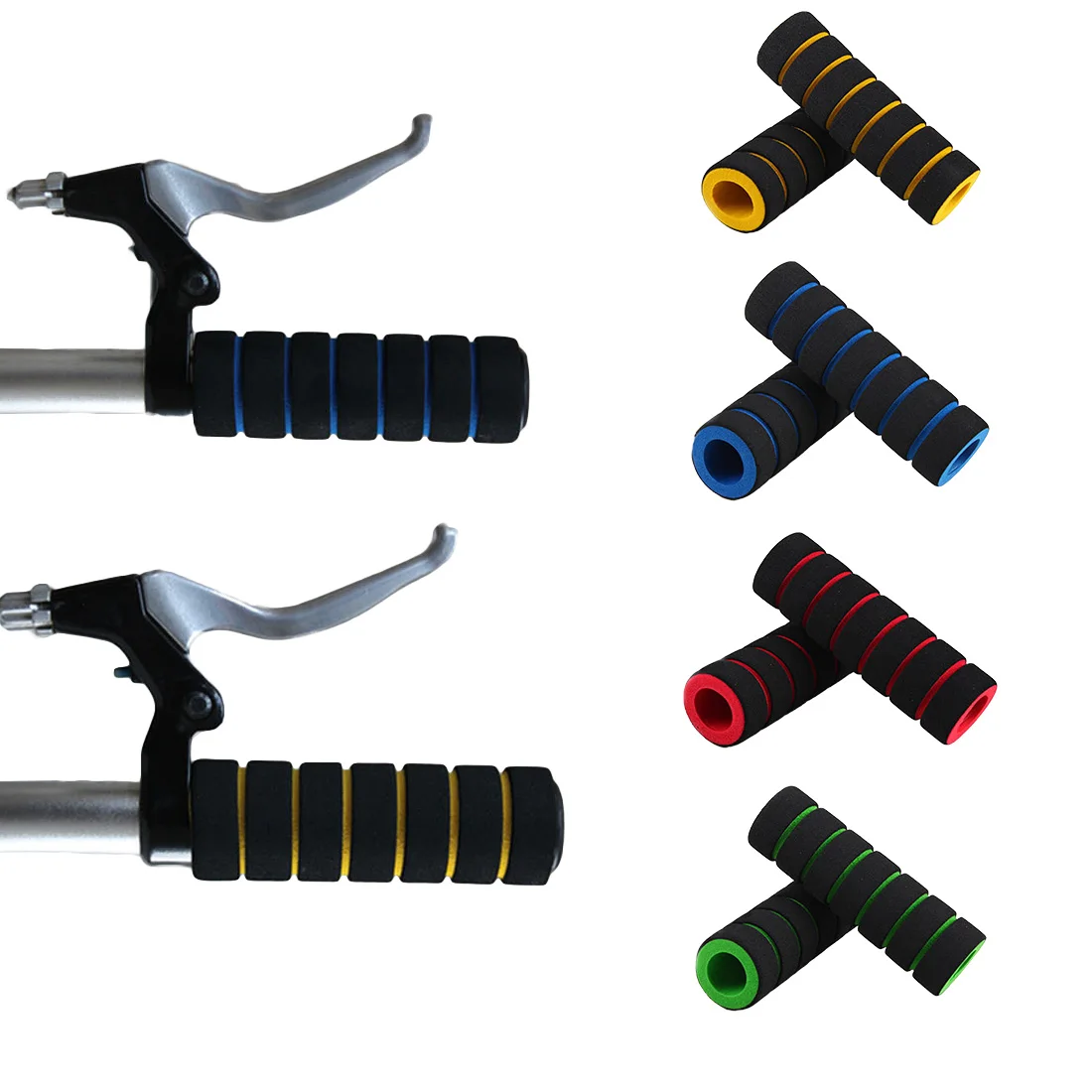Nonslip MTB Bike Motorcycle Handlebar Soft Sponge Bar Foam Grip Cover Hot Sale