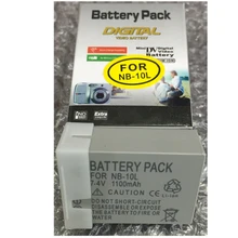 NB-10L lithium battery NB 10L Digital camera battery for CANON PowerShot SX40 HS SX40HS SX50 HS SX50HS G1 X G1X G15 G16 SX60