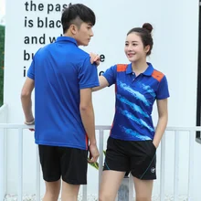 Комплект для бадминтона для мужчин/женщин, настольные теннисные наборы, Спортивная сухая одежда для бадминтона, теннисная одежда, комплекты AY009