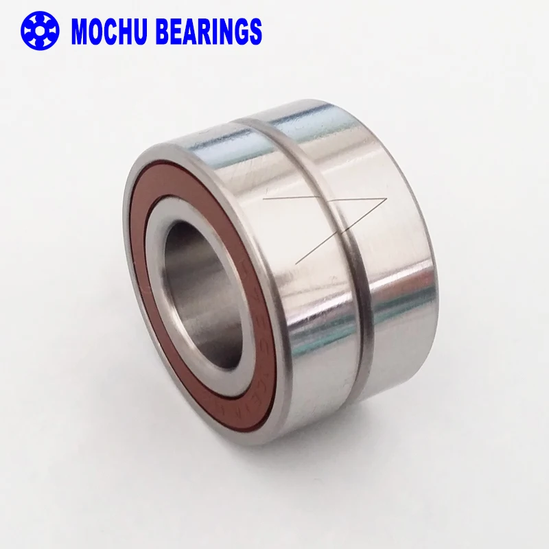 1 par MOCHU 7005 H7005C 2RZ P4 DT A 25x47x12 25x47x24 rodamientos de contacto Angular sellados rodamientos de husillo de velocidad CNC ABEC-7 - 1