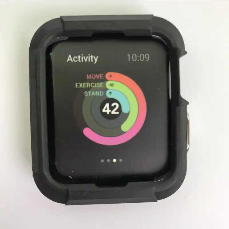 Saking для Apple Watch Series 1 поколения брони ТПУ Силиконовая Защитная крышка 42 мм