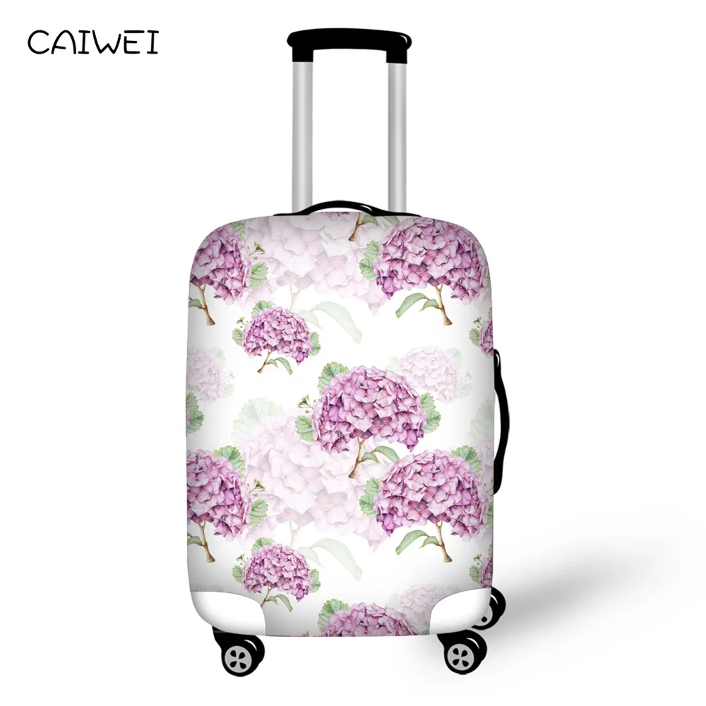 Чехол для багажа с 3D-принтом цветов, Пыленепроницаемая дорожная сумка, чехол для чемодана 18-30 дюймов, Защитные Чехлы, портативные аксессуары для путешествий - Цвет: C0821