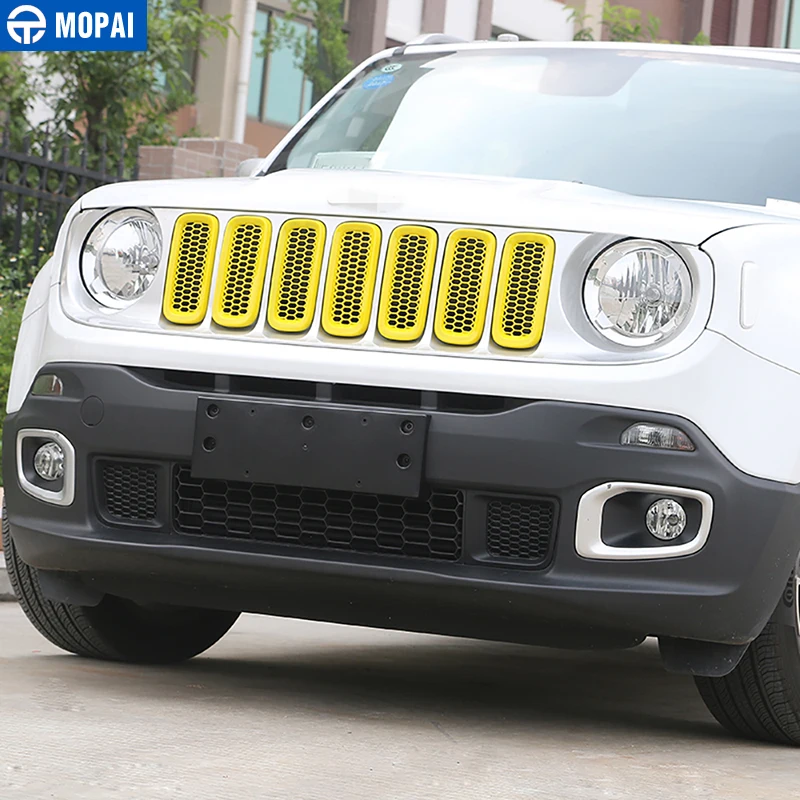 Наклейки MOPAI на переднюю решетку радиатора для Jeep Renegade 2015 2016|car exterior decoration|stickers