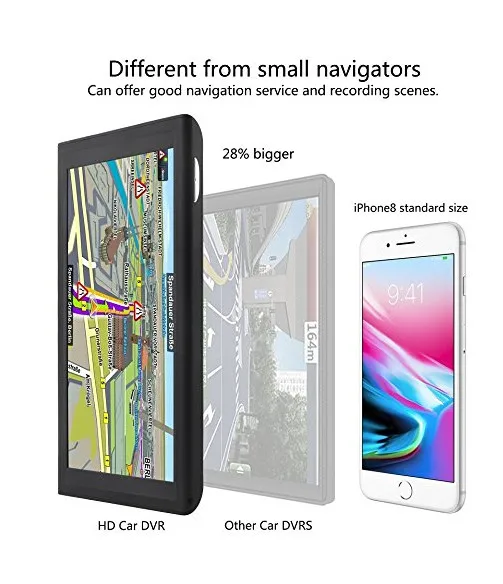 9 inch 2 in 1 Truck GPS DVR Tablet Navigation System 1G 16G  with  full Eu map fleet tracking