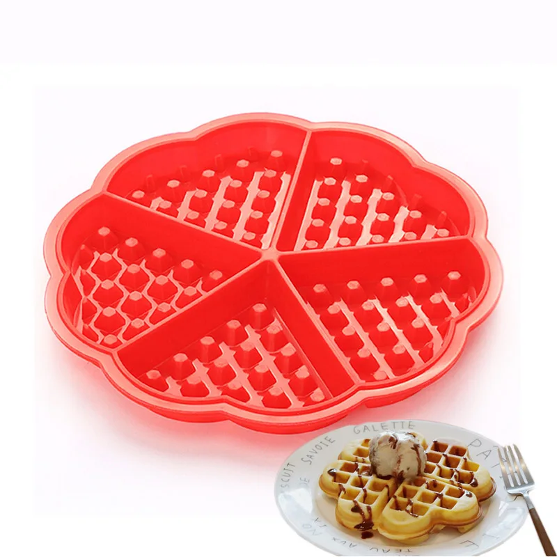 

Yiwumart Silicone Waffle Cake Mold For Pans Baking Makers Shortbread Bake Moulds Pastry Pan DIY Kitchen Bakeware Accessories