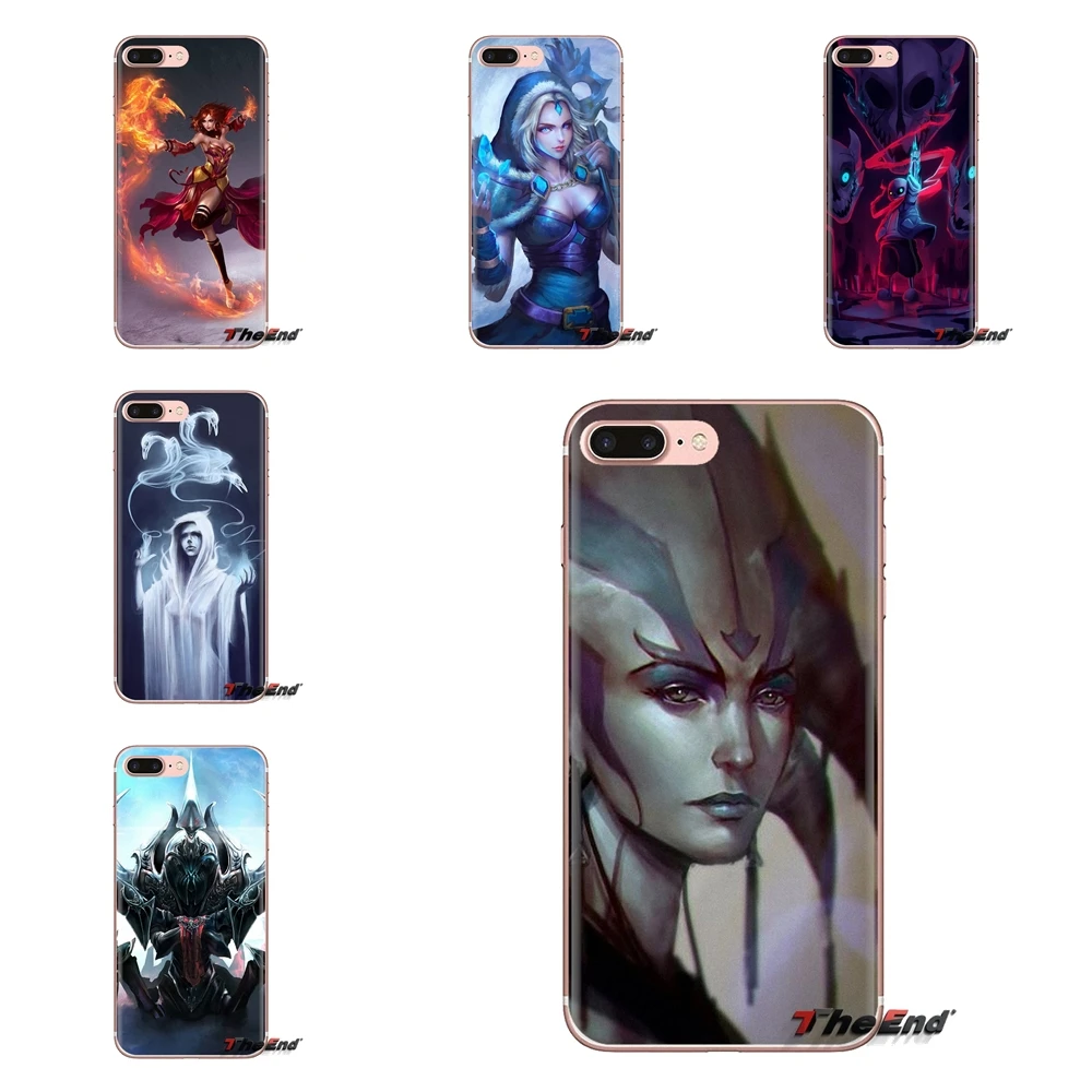 Dota games Heroes для Samsung Galaxy S3 S4 S5 Mini S6 S7 Edge S8 S9 S10 Plus Note 3 4 5 8 9 прозрачные мягкие чехлы |