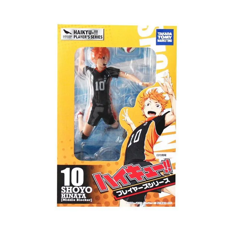 Haikyuu фигурки Хината Syouyou Акара TOMY ПВХ 17 см японского аниме волейбол Фигурки