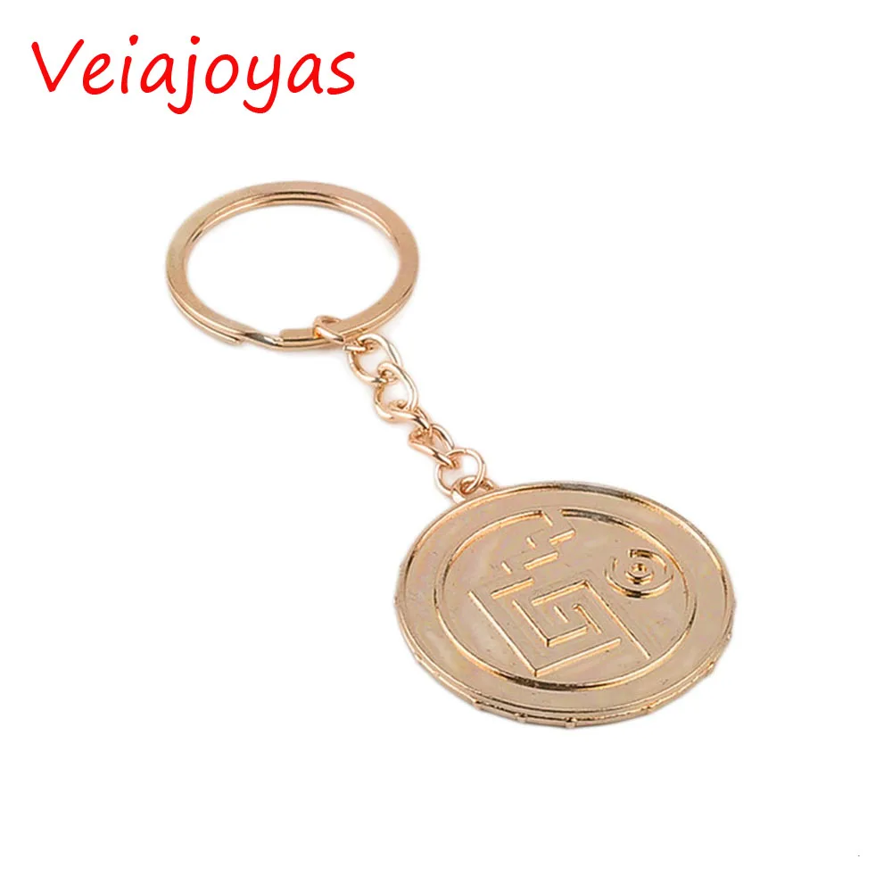 Hot-Movie-Pirates-Of-The-Caribbean-Keychain-Vintage-Skull-Head-Gold-Skeleton-Key-Chain (2)