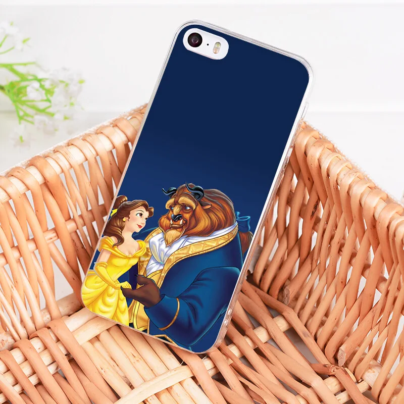 MaiYaCa для iphone 7 6 X XR XS MAX чехол beauty Beast Rose Princess Art CoquePhone чехол для iphone 8 6S Plus 5s SE - Цвет: 9