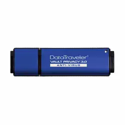 Kingston technology DataTraveler Vault Privacy 3,0 Антивирус 16 ГБ, 16 ГБ, 3,0 (3,1 Gen 1), Conector USB Tipo A, 165 МБ/с./с, Tapa