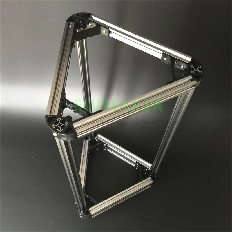 Kossel Delta Reprap 3d принтер алюминиевый экструзионный комплект алюминиевый профиль серебристый анодированный размер печати 180 мм/220 мм/300 мм