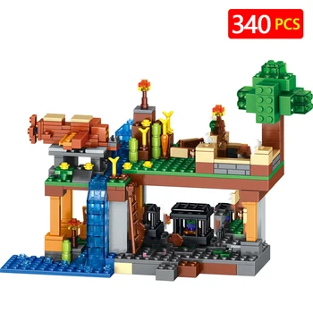 

340pcs My Worlds Helvetia World Building Blocks Compatible City Bricks Figures Toy For Children