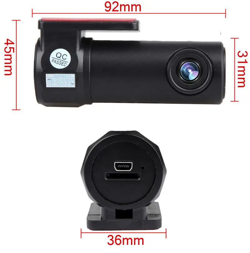 Мини видеорегистратор HD1080P 170 ° Wi Fi G датчик ночное видение|Видеорегистраторы| |
