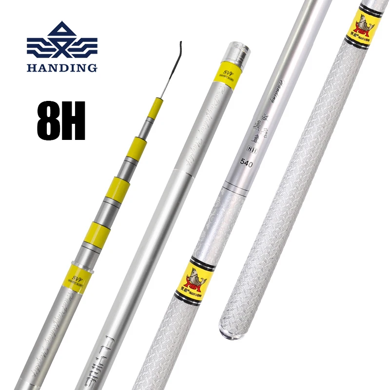 

Handing 8H Flying Fish Stream Fishing Rod Carbon Fiber Telescopic Rock Carp Feeder Fishing Rod Ultra Light Taiwan Fishing Pole