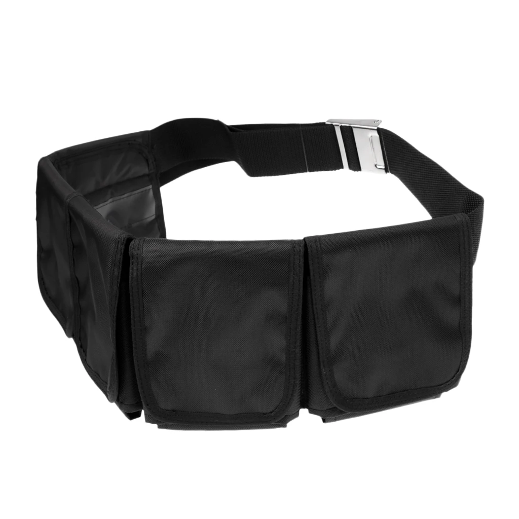 Adjustable Scuba Diving Dive Snorkeling 5 Pocket Weight Belt Gear Equipment
