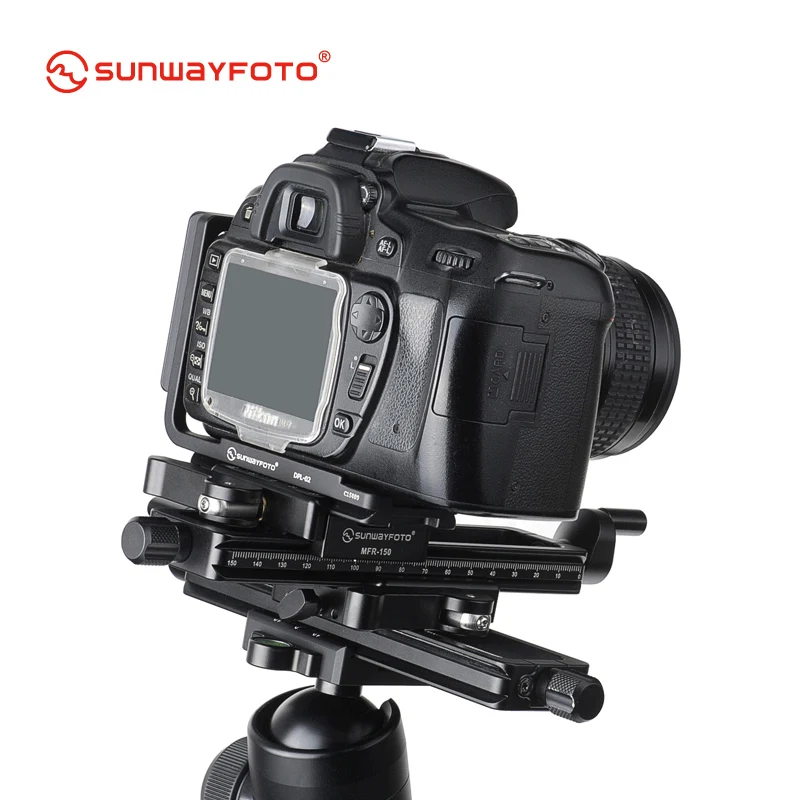 SUNWAYFOTO MFR-150 Aluminium 4-Way Macro Slider Macro Photography Tripod Oodaklama Macro Focusing Rail Slider Plate