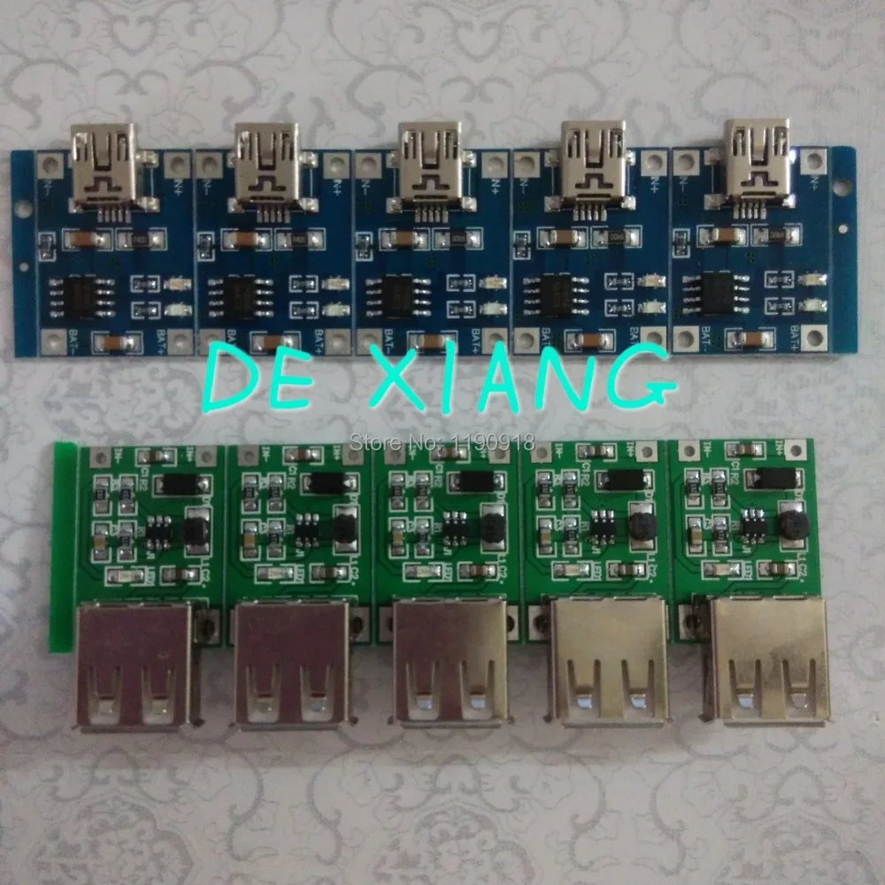 0 9 V ~ 5V 600MA USB выходное зарядное устройство мини DC повышающий преобразователь + TP4056