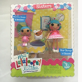 Новое поступление 3 дюймовые оригинальные MGA куклы Lalaloopsy и аксессуары, упакованные в коробку, для девичьего игрушечного домика каждый Uniqu3