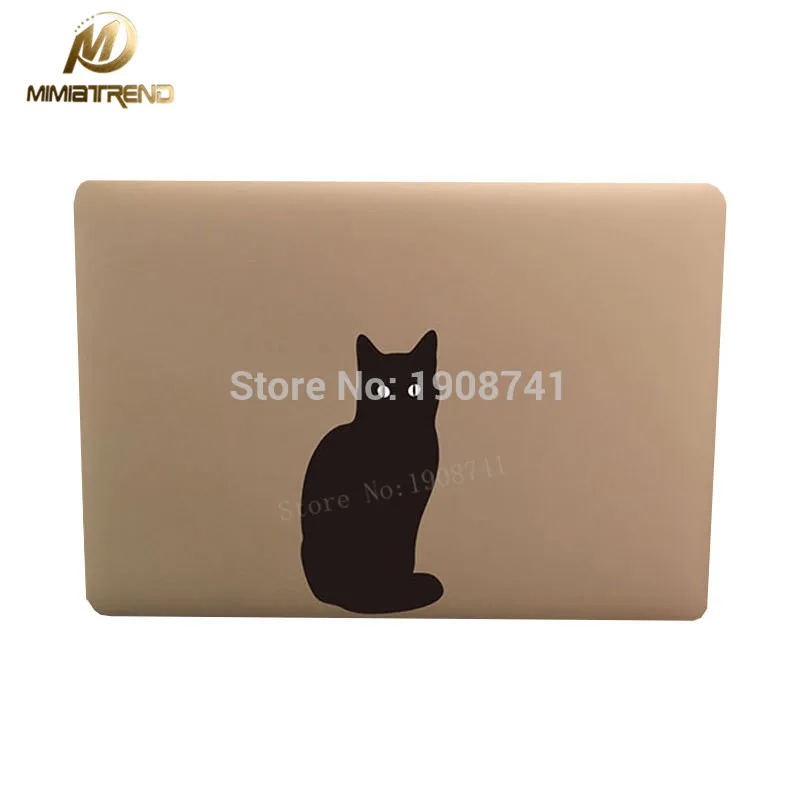 Mimiatrend Черный кот ноутбука Наклейка Стикеры для Apple MacBook Air Pro Retina 11 13 15 Обложка Mac