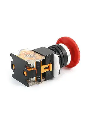 Самоблокирующаяся красная Грибовидная Кнопка 400V 10A LA38/203|switch switch|switch 10aswitch types |