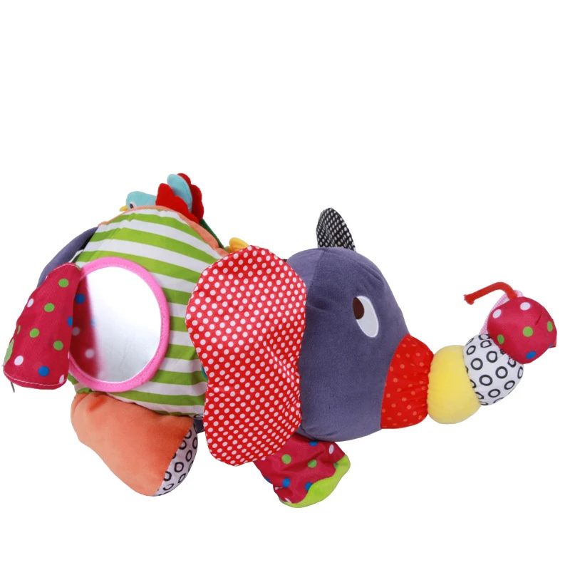 

Educational Toys For Baby 0-12 Month Cartoon Plush Elephant Baby Rattles Para Baby Toys
