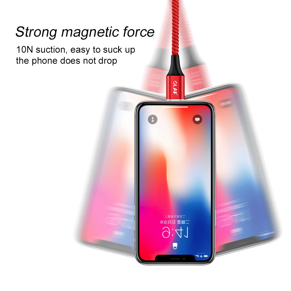 OLAF USB кабель для зарядки iphone XS Max XR X 5 6 7 8 6S 5S plus ipad mini кабели быстрой зарядное