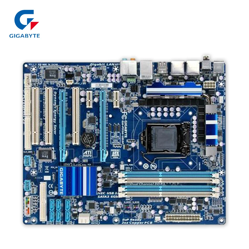 

Gigabyte GA-P55A-UD3P Desktop Motherboard P55A-UD3P P55 LGA 1156 i5 i7 DDR3 16G ATX
