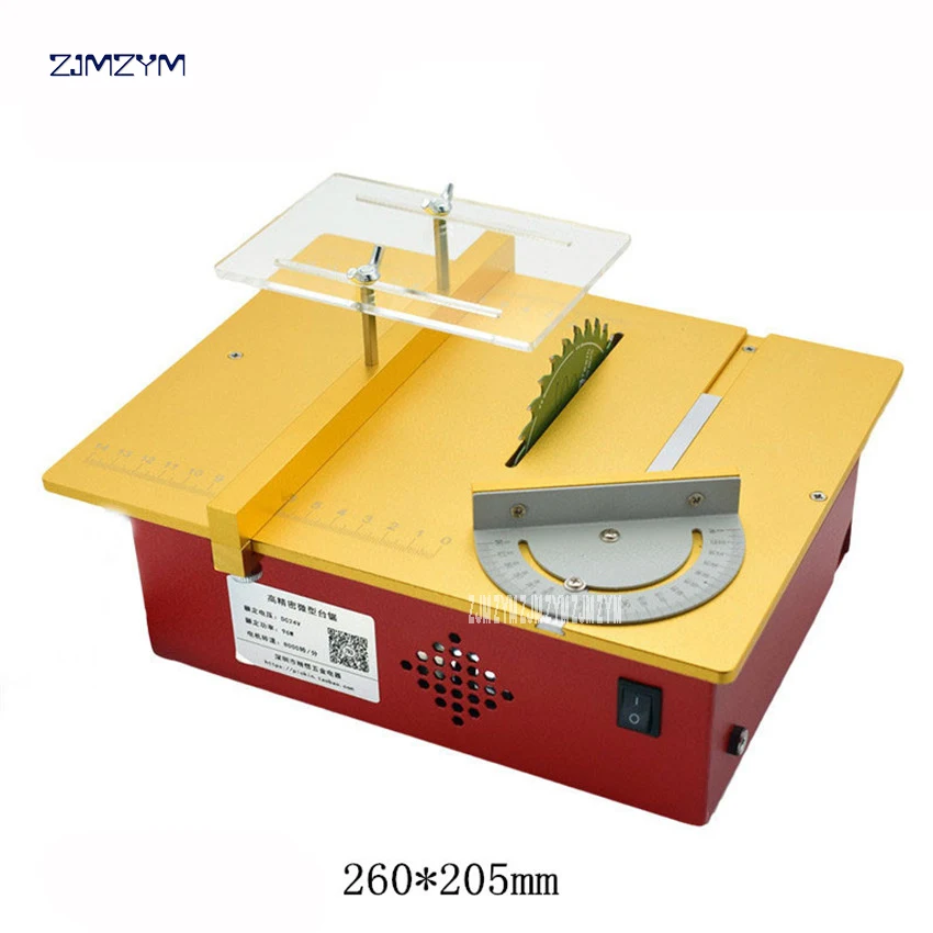 

T50X Mini table saw multi-function woodworking saws DC24V DIY table cutting mini-mill polishing table saws 8000r/min Speed