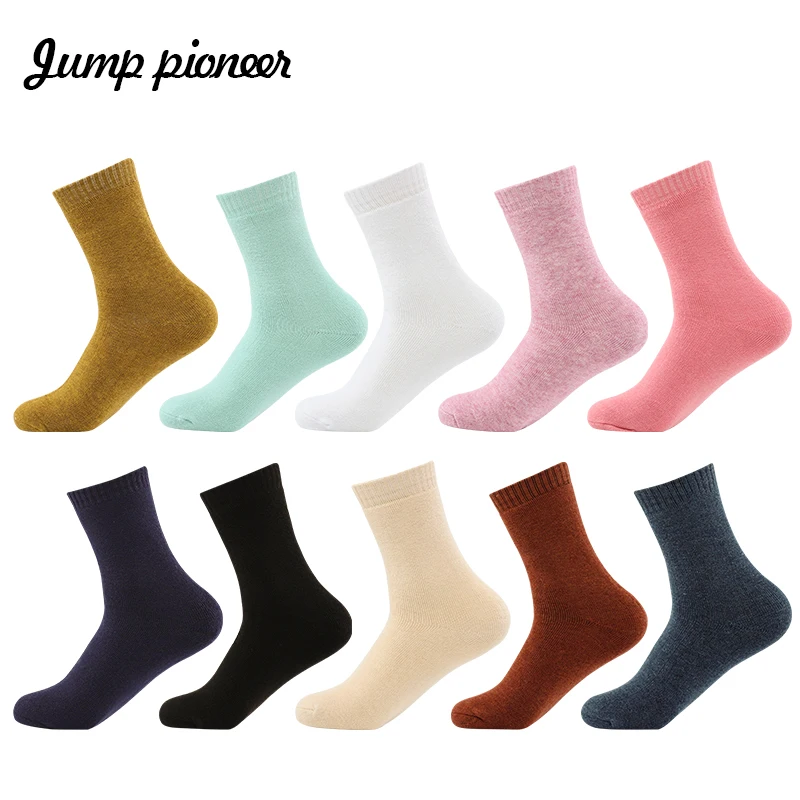 Женские носки Однотонная Ткань Знак дизайн из мериносовой шерсти новинка осень
