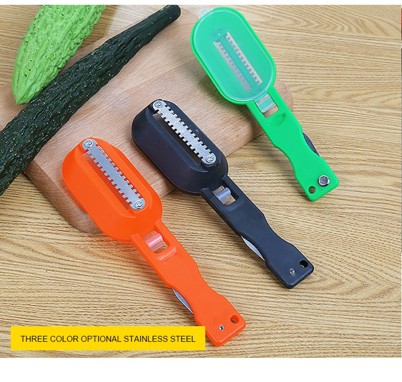 1 шт., практичный пластиковый скребок для удаления накипи, кухонный нож для чистки фруктов и овощей, полезный скребок, аксессуары