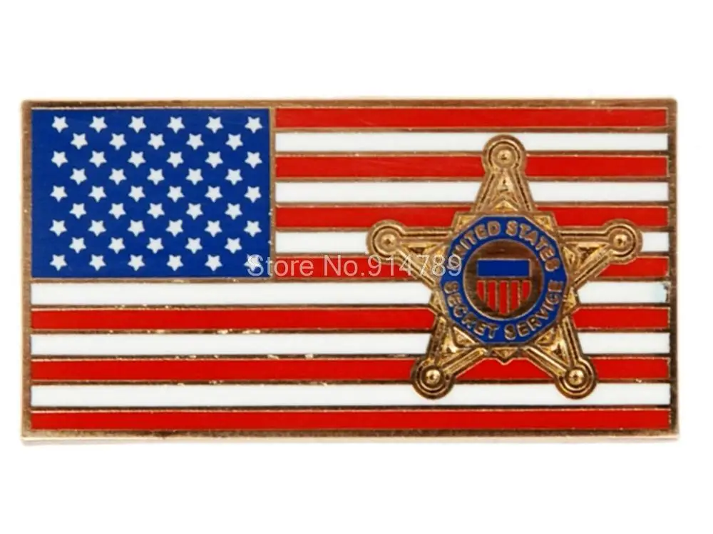 

US SECRET SERVICE METAL CHEST PIN BADGE-35203